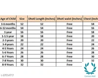 Krishna Dress - Dhoti Kurta Sets - 0-6 Months